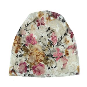 Chemo Cap Boho Floral Printed Turban Headwear Back Bloom Flower Headwrap Hijab Wrap Scarf