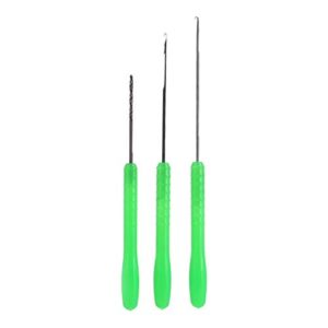 3 in 1 Baiting Needle Tool Fishing Rigging Bait Needle Kit Tool Set Bait Boilie Drill Stringer Needle for Making Rigs