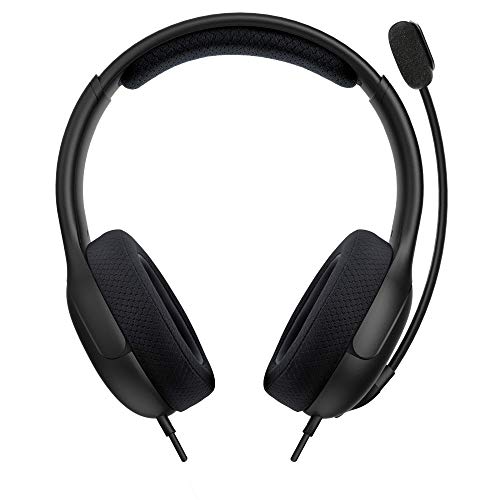 PDP Gaming AIRLITE Xbox Headset with Noise-Cancelling Microphone, Licensed Microsoft Series X|S, Xbox One Accessories, PC/Windows 10/11, Lightweight Wired Power Stereo headphones - Black