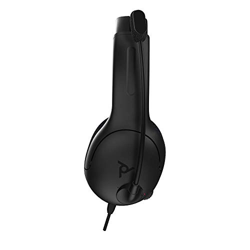 PDP Gaming AIRLITE Xbox Headset with Noise-Cancelling Microphone, Licensed Microsoft Series X|S, Xbox One Accessories, PC/Windows 10/11, Lightweight Wired Power Stereo headphones - Black