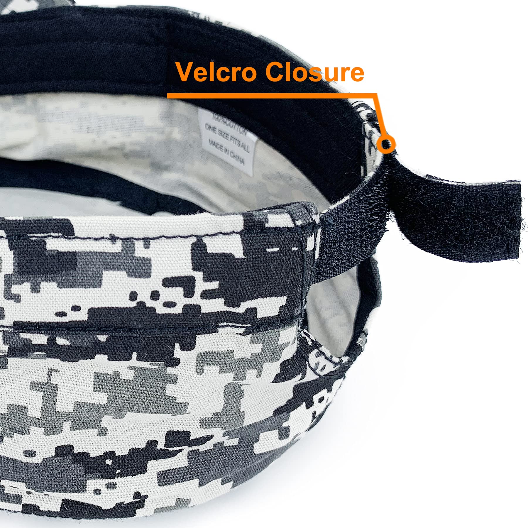 REDSHARKS mens Digital Camo Cadet Army Velcro Back Military Flat Top ...