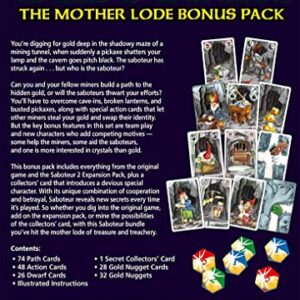 Amigo Games Saboteur The Mother Lode Bonus Pack Strategy Card Game – Includes Saboteur, Saboteur 2 & Secret Collectors’ Card – Perfect for Family Game Nights for Kids & Adults Age 8 & Older