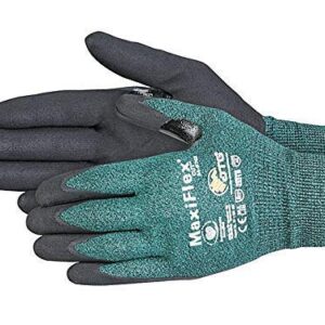 Maxiflex PIP ATG 34-8743/XL X-Large Cut, Green Engineered Yarn, Black Gloves, 3-Pack (34-8743 XLarge 3/Pack)