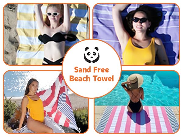 HAVLULAND Turkish Beach Towel Oversized 39x71 Turkish Bath Towels Highly Absorbent Quick Dry Extra Large Sand Free Beach Towels for Beach Pool Spa Gym Yoga Travel Camping Blanket - Olive Green