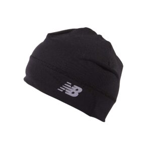 new balance lightweight running/athletic skullcap hat, beanie, cap black