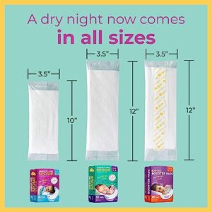 Sposie Diaper Booster Pads, Stop Leaks in Overnight Diapers, Nighttime Diapers, Baby Diapers, and Disposable Toddler Training Underwear Girls and Boys, Adhesive Diaper Pad, Size 5 Diapers and up