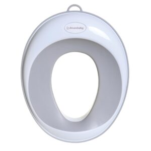 dreambaby ezy- potty training toilet seat topper, non-slip and great for travel, grey, toilet training seat