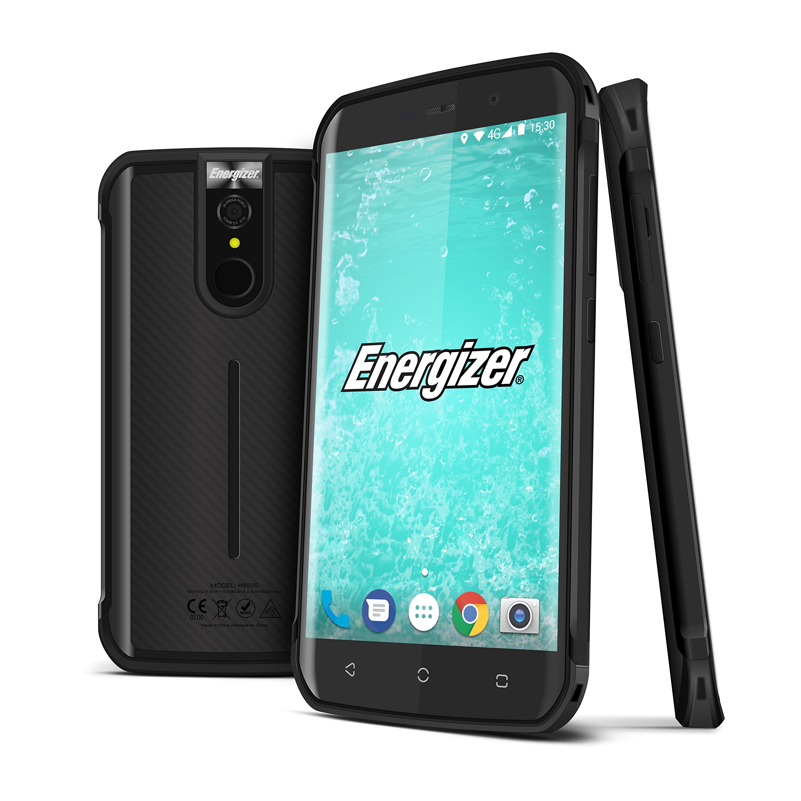 Energizer H5505 4G LTE GSM Unlocked Volte 32GB Android Worldwide Shock Water Proof IP68 Dual Sim (NO Verizon Boost) 16MP