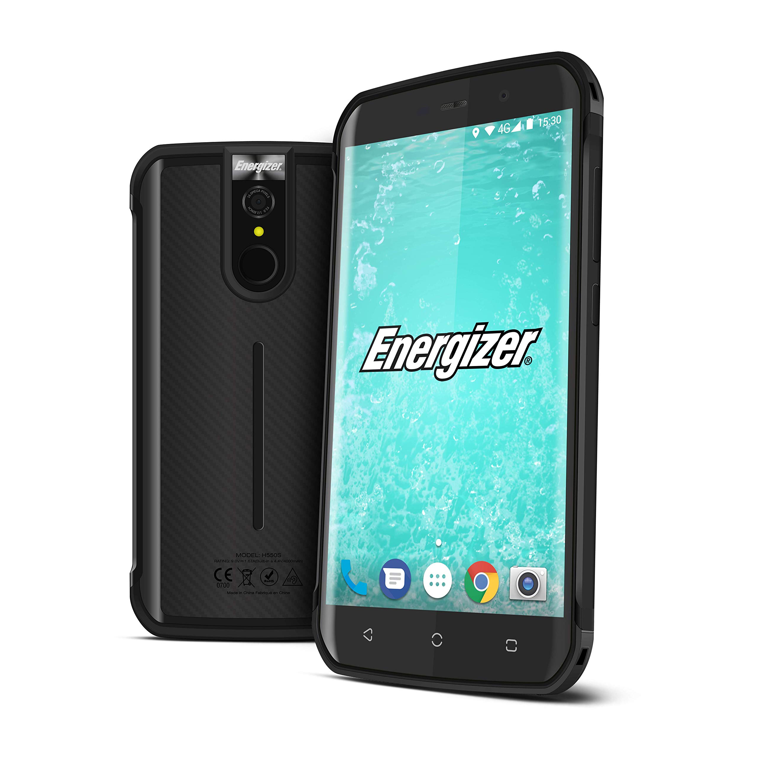 Energizer H5505 4G LTE GSM Unlocked Volte 32GB Android Worldwide Shock Water Proof IP68 Dual Sim (NO Verizon Boost) 16MP