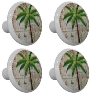 gotham decor set of 4 classic palm tree drawer knobs