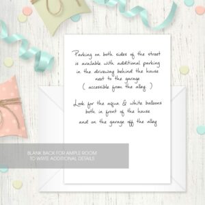 Canopy Street Woodland Animals Baby Shower Invitation / 25 Adordable Animals Themed Fill In Baby Shower Invites / 5" x 7" New Baby Forest Animal Invitation Cards