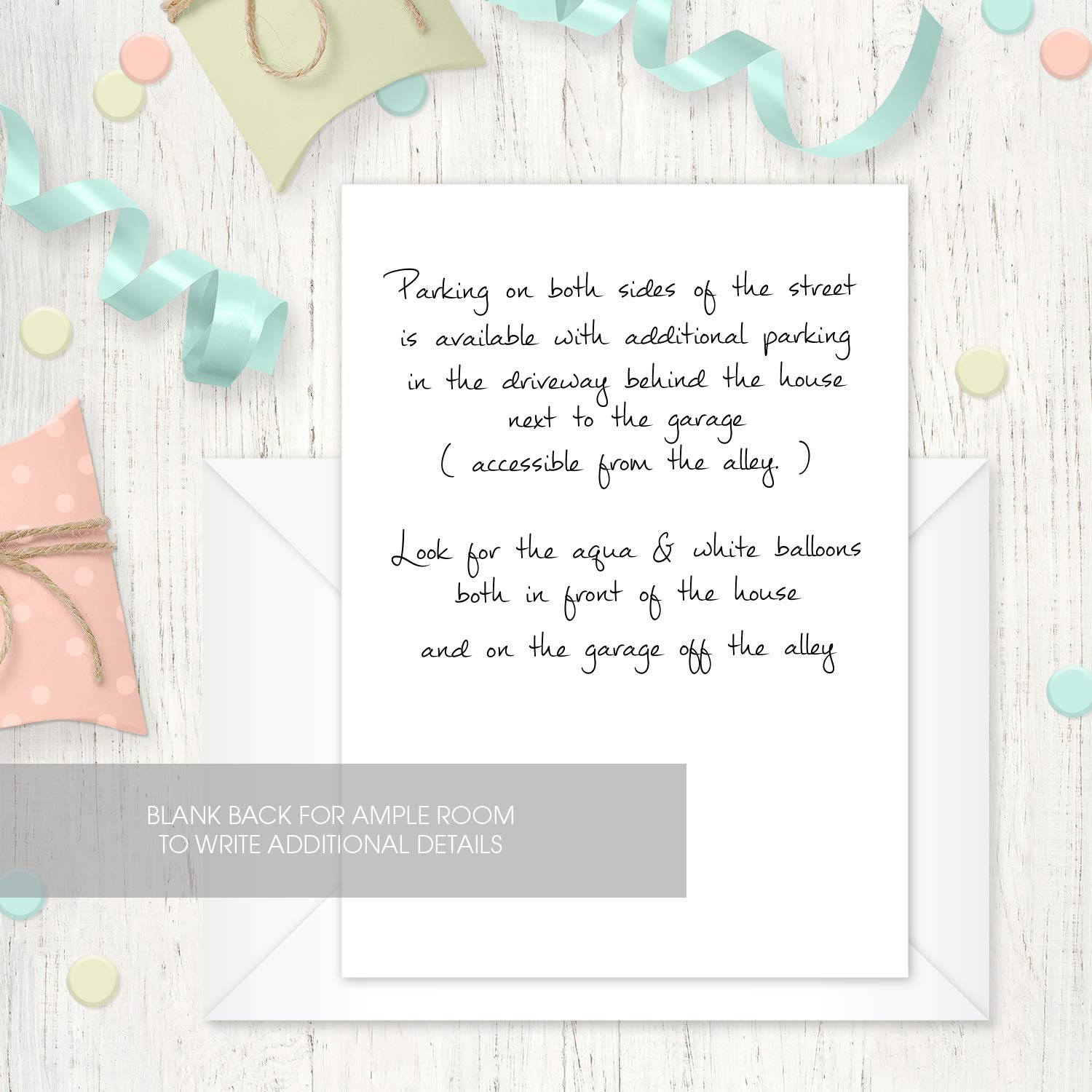 Canopy Street Woodland Animals Baby Shower Invitation / 25 Adordable Animals Themed Fill In Baby Shower Invites / 5" x 7" New Baby Forest Animal Invitation Cards