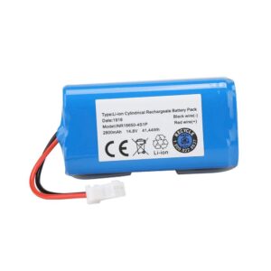 zopsc 14.8v 2800mah high capacity replacement lithium-ion battery for ecovacs n79s robot vacuum cleaner, no memory effect