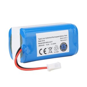 Zopsc 14.8V 2800Mah High Capacity Replacement Lithium-ion Battery for Ecovacs N79S Robot Vacuum Cleaner, No Memory Effect