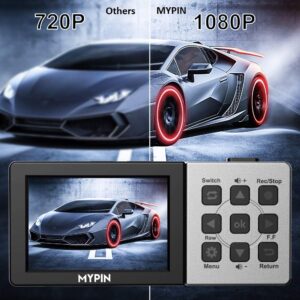 1080P@60fps Capture Card with 3.5 Inch LCD and Remote Control, HDMI Video Recorder for PS4, Xbox One,LiveTV,DVR, Support Playback/Schedule Recording/Mic in(Without PC)