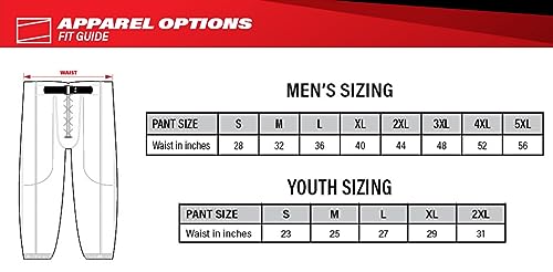 Rawlings | Adult Game/Practice Football Pants, Black, X-Large