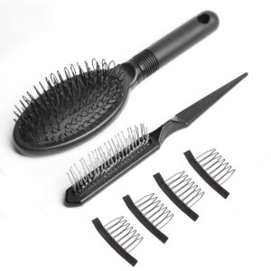 wig comb set hair brush for wigs curly hair straight hair long short hair professional