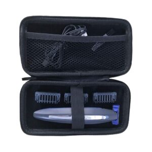 invoda hard storage travel case solo oneblade case eva travel carrying case full body trimmer and shaver case