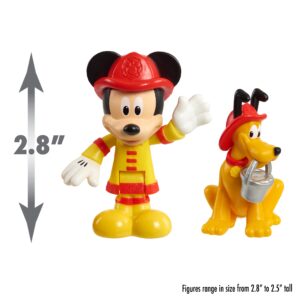 Disney’s Mickey Mouse Mickey’s Fire Engine, Figure and Vehicle Playset, Lights and Sounds, Officially Licensed Kids Toys for Ages 3 Up by Just Play