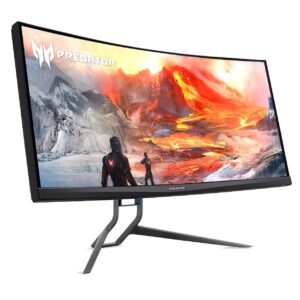 Acer Predator X35 bmiphzx 1800R Curved 35" UltraWide QHD Gaming Monitor with NVIDIA G-SYNC Ultimate, Quantum Dot, 200Hz, VESA Certified DisplayHDR 1000, (Display Port & HDMI Port),Black