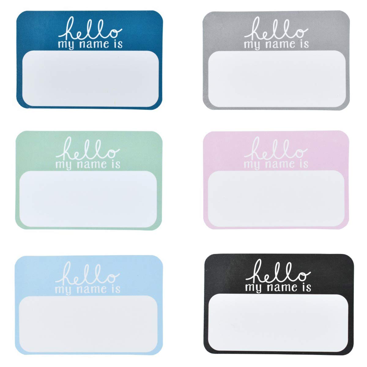 6Pcs Newborn Name Labels, Baby Announcements My Name is Sticker Name Tag Stickers for Baby's First Photo Newborn Announcements