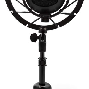 Blue Snowball iCE Mic (Black) Bundle with Shock Mount (2 Items)