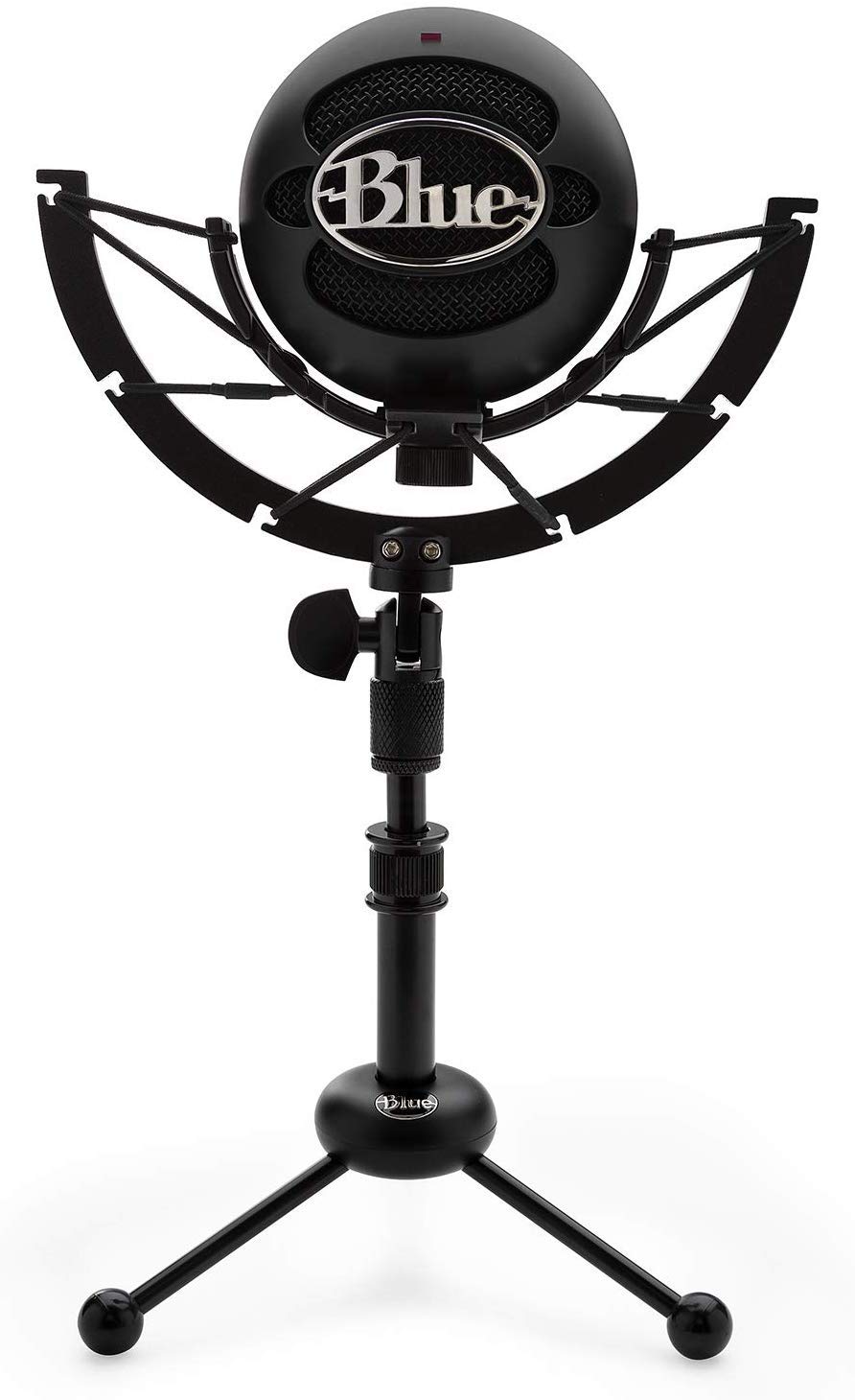 Blue Snowball iCE Mic (Black) Bundle with Shock Mount (2 Items)