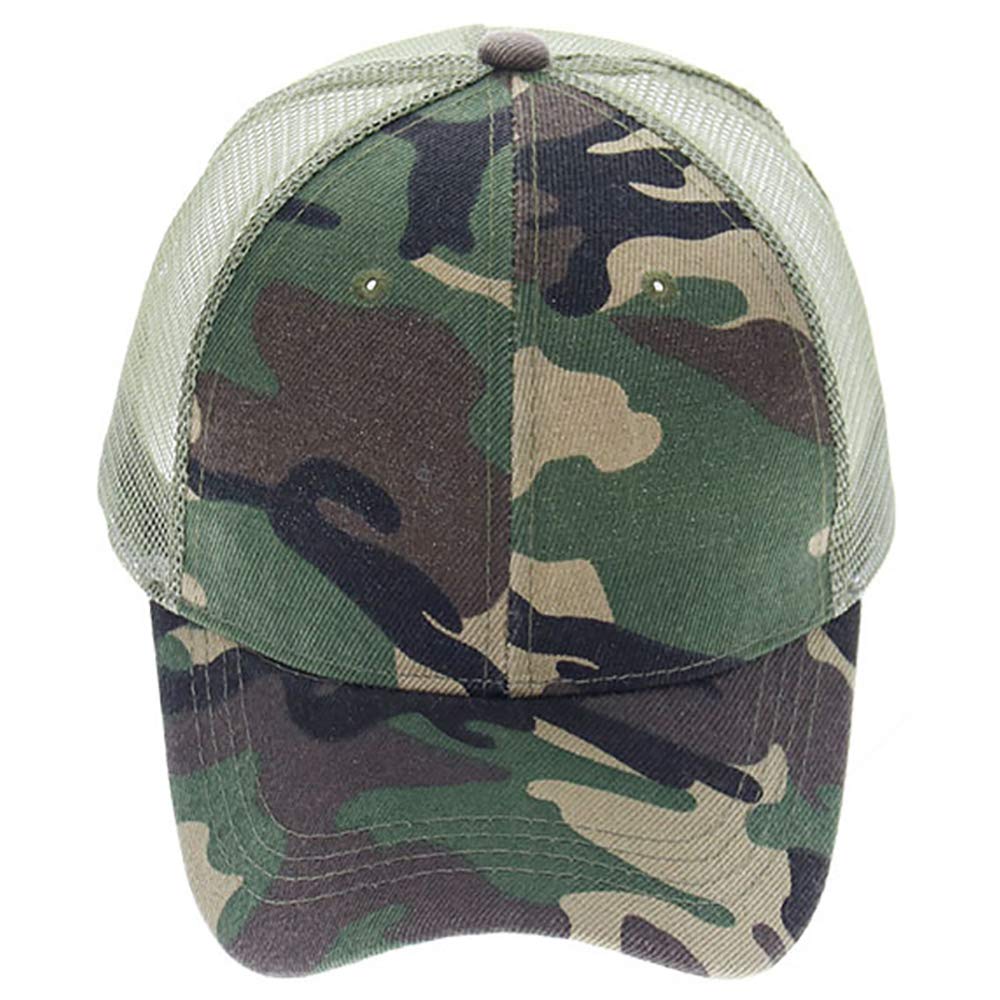 Foetest Adjustable Baseball Cap Sunhat Camouflage Caps Army Hat Adjustable Hat Mesh Cap Fishing Cap Golf Hat