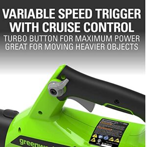 Greenworks 40V Cordless String Trimmer and Leaf Blower Combo Kit, 2.0Ah Battery and Charger Included