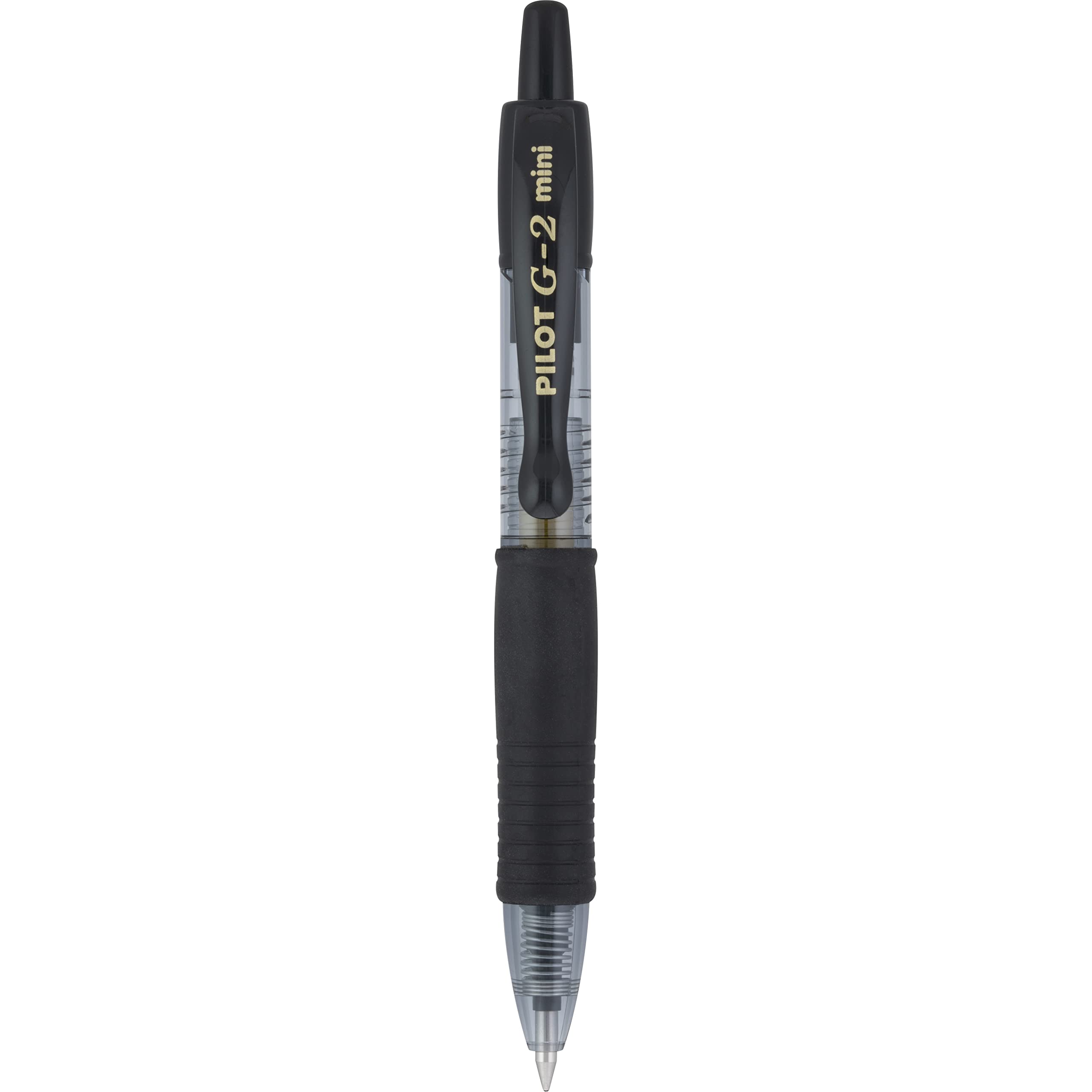 PILOT G2 Mini Premium Retractable Gel Roller Pen, Fine Point, 0.7mm, Black Ink, 6 Count