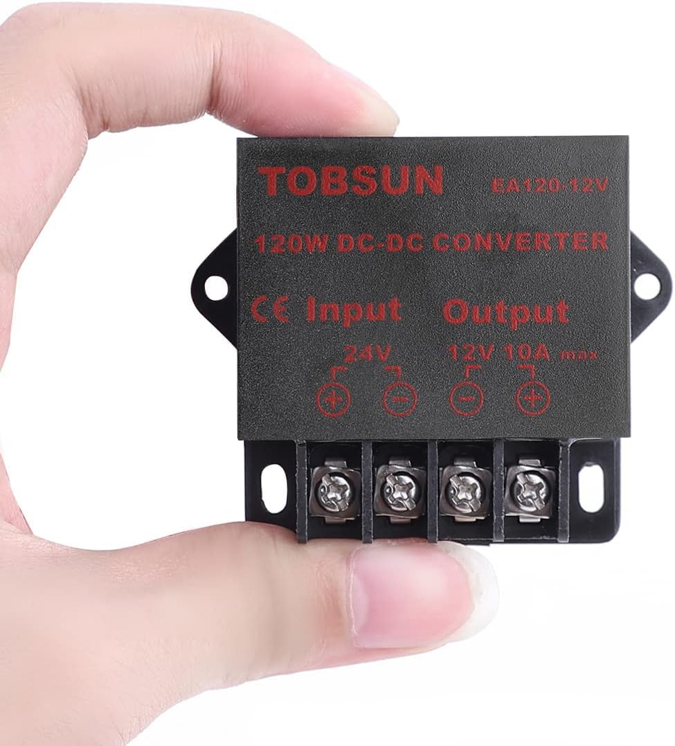 DC 24V to DC 12V 10A 120W Step Down Buck Converter Voltage Regulator Reducer Power Converter Mini Module Transformer