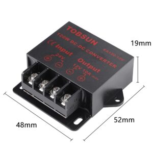 DC 24V to DC 12V 10A 120W Step Down Buck Converter Voltage Regulator Reducer Power Converter Mini Module Transformer