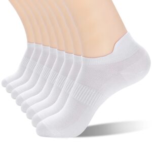 ATBITER Ankle Socks Womens and Men Thin Athletic Running Low Cut No Show Socks With Heel Tab 6/8-Pairs