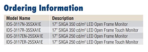 (DMC Taiwan) 17 inches SXGA 350 cd/m2 LED Open Frame Monitor