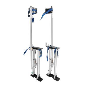 superfastracing 24-40 inch drywall stilts aluminum tool silver stilt for painting painter taping silver