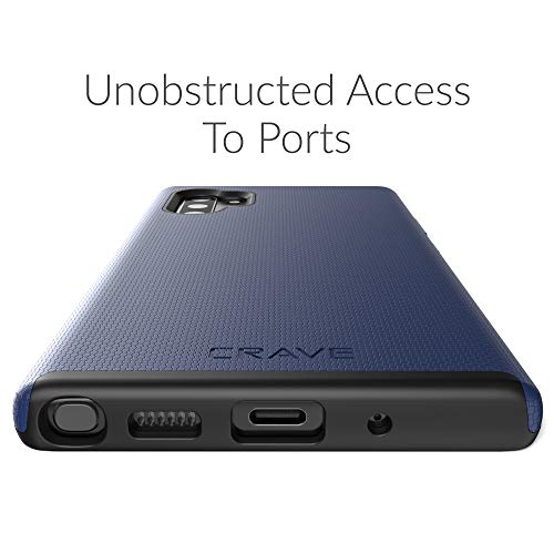 Crave Note 10+ Case, Dual Guard Protection Series Case for Samsung Galaxy Note 10 Plus - Navy