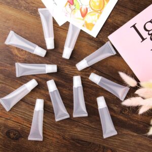 HRLORKC 40Pcs 10ml Empty Tubes Lip empty lip gloss containers for Lip Gloss Balm Cosmetic