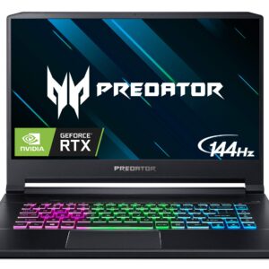 Acer Predator Triton 500 Thin & Light Gaming Laptop, Intel Core i7-9750H, GeForce RTX 2080 Max-Q, 15.6" Full HD 144Hz 3ms G-Sync IPS Display, 32GB DDR4, 1TB PCIe NVMe SSD, RGB KB, PT515-51-73Z5