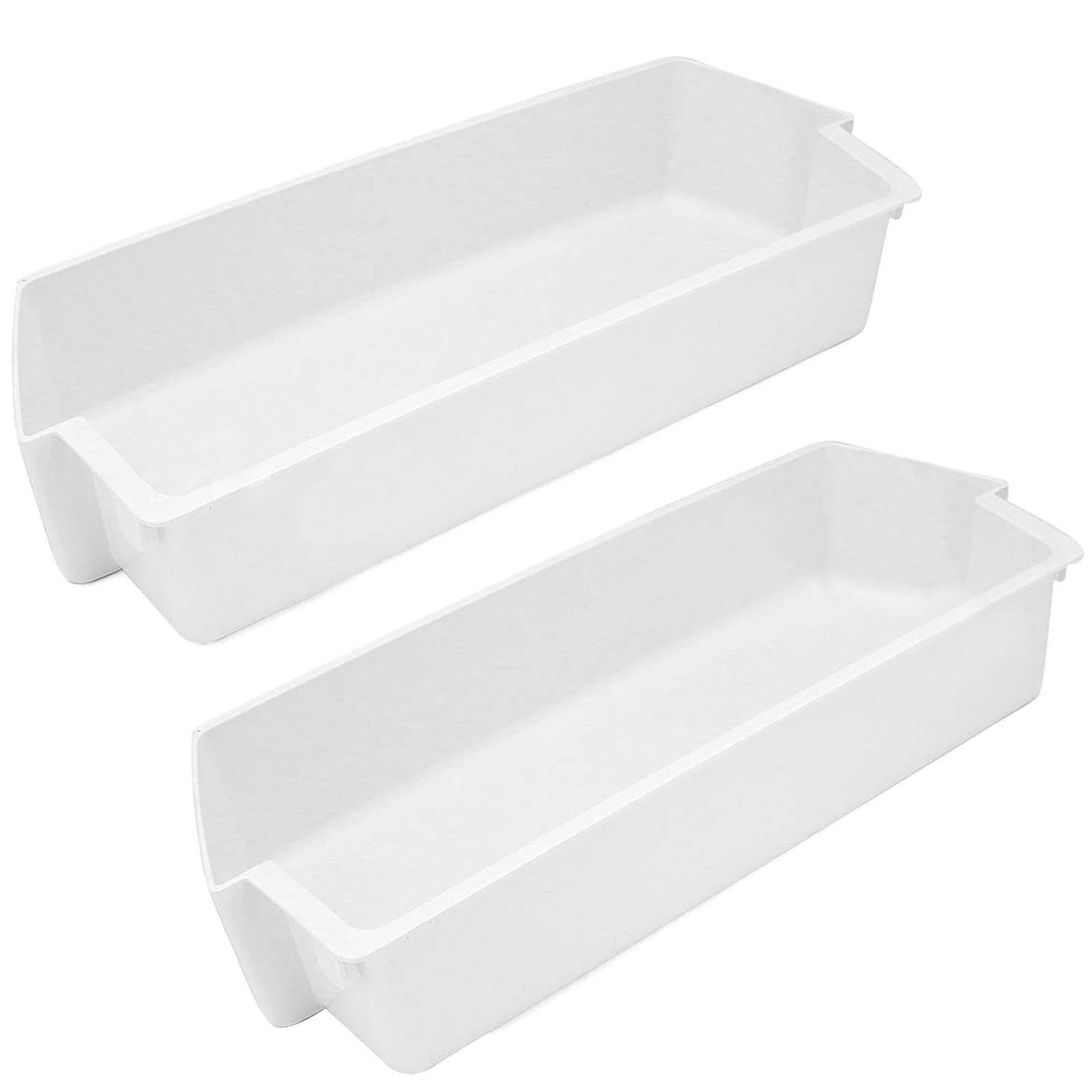 2 Pack 2187172 Refrigerator Door Shelf Bin for Whirlpool for Frigidaire Whirlpool Kenmore Amana Refrigerator PS328468 AP3853103