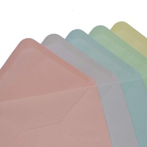 Craft UK 2307-5x7" Assorted Pastel Cards & Envelopes Pack of 40