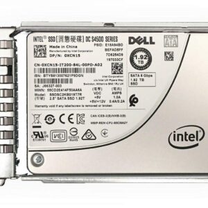 Intel 1.92TB SSD 2.5" 6Gb/s SATA Solid State Drive Model: SSDSC2KB019T7R DP/N: XCN15