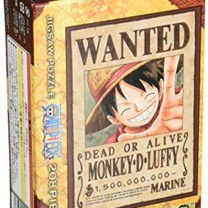 Ensky 208 Piece Jigsaw Puzzle One Piece Arrangement Monkey D Luffy (7.2 x 10.2 inches (18.2 x 25.7 cm)