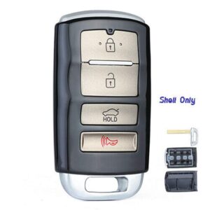 keyecu replacement remote key shell case fob for 2017 2018 kia cadenza - tq8-fob-4f10