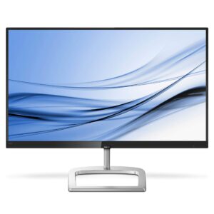 Philips 246E9QDSB 24" Frameless Monitor, Full HD 1920x1080 IPS, 75Hz, 29% sRGB & 108% NTSC, FreeSync, HDMI/DVI-D/VGA, VESA (Renewed)