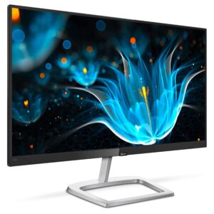 Philips 246E9QDSB 24" Frameless Monitor, Full HD 1920x1080 IPS, 75Hz, 29% sRGB & 108% NTSC, FreeSync, HDMI/DVI-D/VGA, VESA (Renewed)