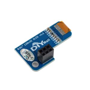 DIYmall PiOLED 0.91inch I2C 128X32 SSD1306 OLED Display Module for Raspberry Pi (White x 1pc)