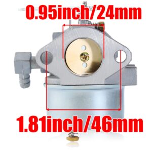 YOFMOO Carburetor Compatible with Tecumseh 640169 OH318SA OHSK80 OHSK90 OHSK100 OHSK110 90 80 Snow Blower King 11.5HP Sears Craftsman Toro 38079 38542 38546 38547 38558 38559 38560 38650 38651 38652