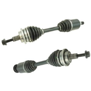 TRQ Front CV Axle Shaft Assembly Left & Right Pair 2pc for Mercedes Benz E320 / E350 / E500 / E550 / 4Matic AWD Models Only