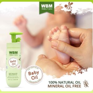 WBM Care Baby Care Gift Set with Baby Oil,Baby Powder and Face Cream - Essentials Skin Care Products,Baby & Mommy Gift Set, 3 Items