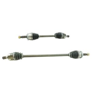 TRQ New Front CV Axle Shaft Assembly Left & Right Pair 2pc for 2011-2014 Hyundai Sonata 2.4L Auto